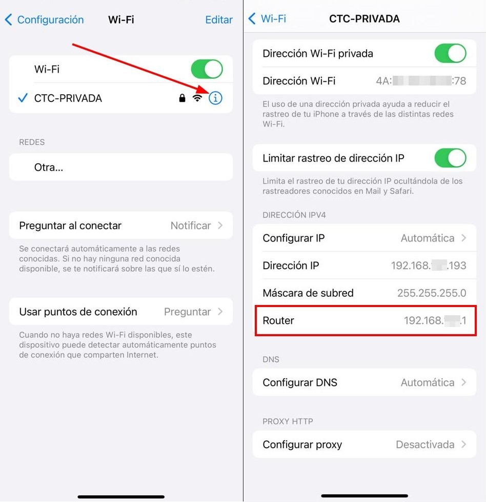 Config IP iOS